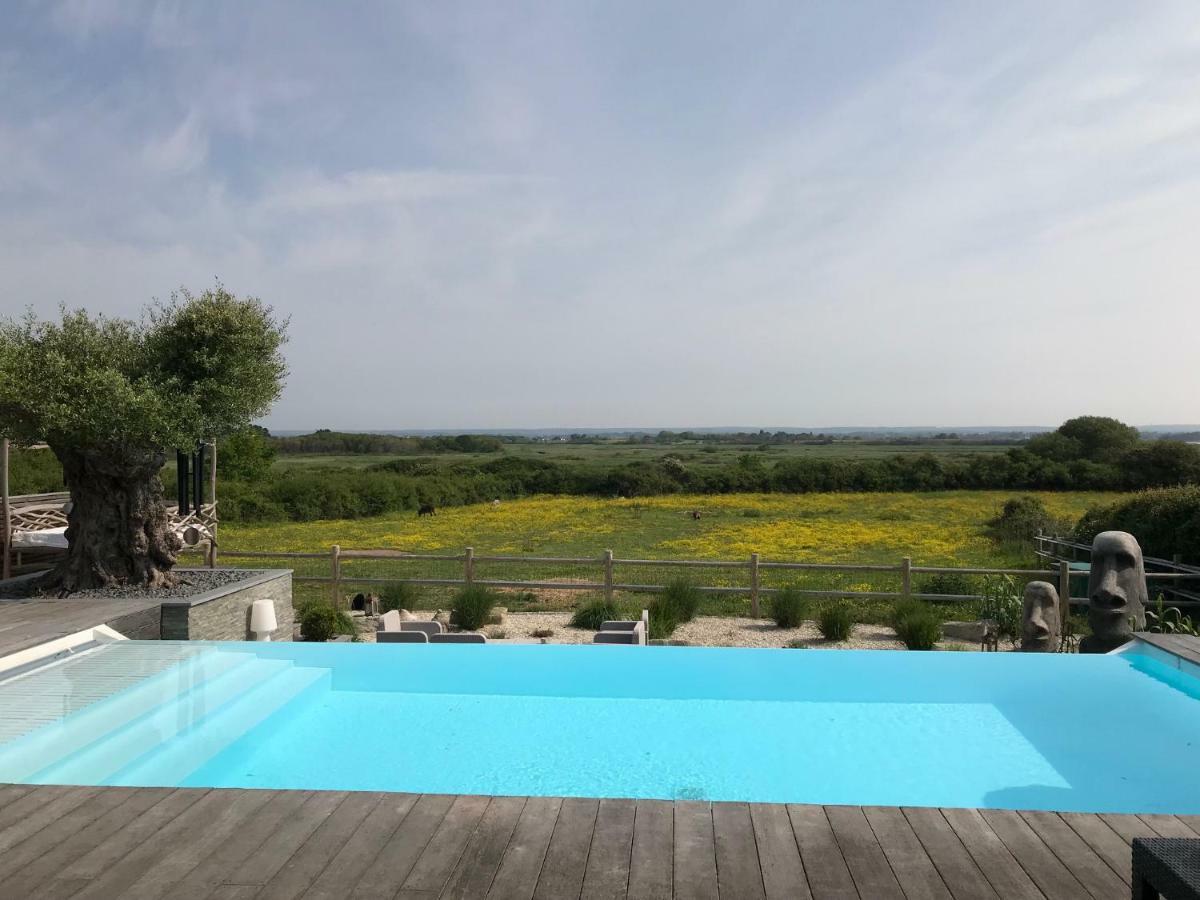 Villa De Luxe Avec Piscine, Vue Imprenable Séné Exterior foto
