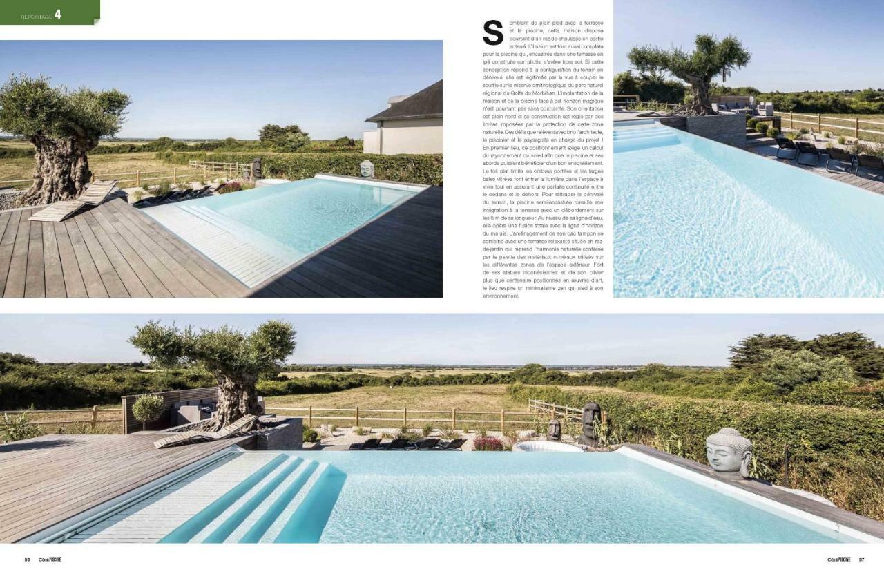 Villa De Luxe Avec Piscine, Vue Imprenable Séné Exterior foto